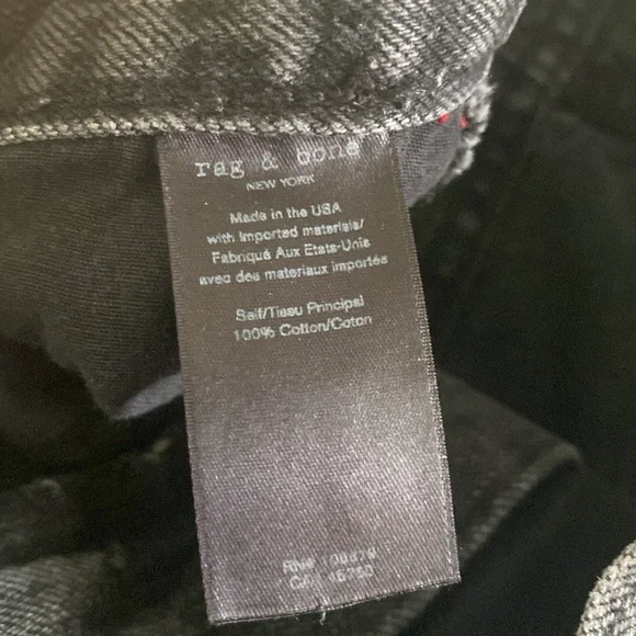 Rag and bone dark denim jeans - Picture 5 of 7